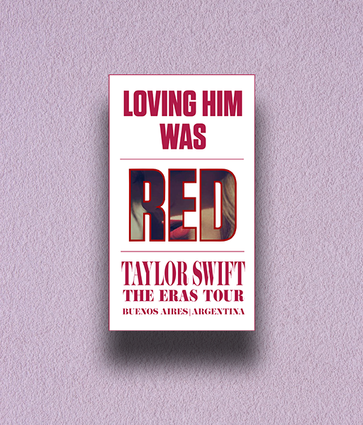 Producto - STICKER  TAYLOR - Red