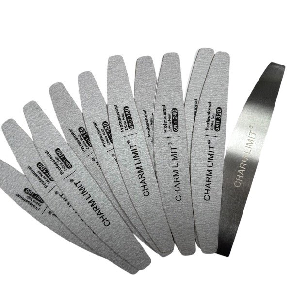 Producto - Base metálica + 10 limas adhesivas diferentes gramajes