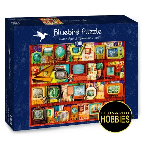 Producto - Estantería de la edad de oro de la televisión 1000 Piezas Bluebird 70330