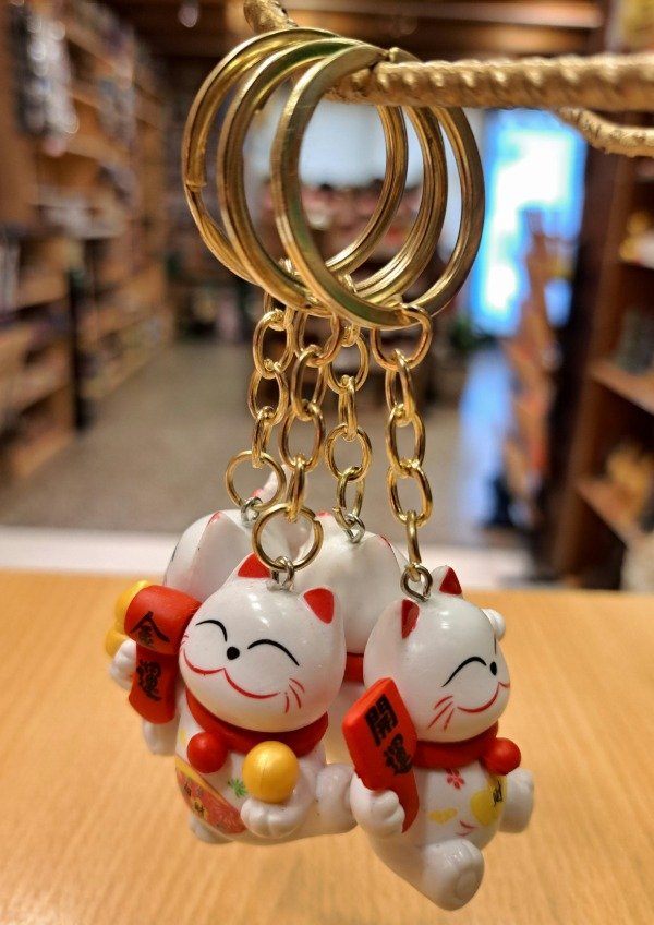Producto - Llavero Gatito de la Suerte Maneki Neko