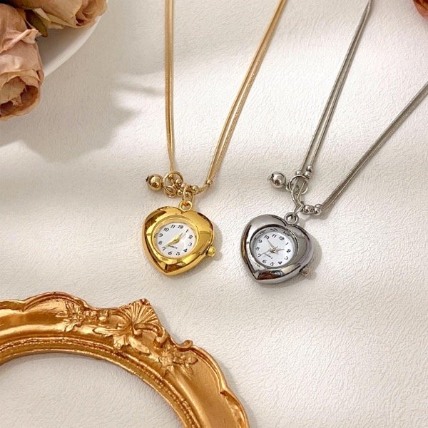 Producto - Collar heart reloj