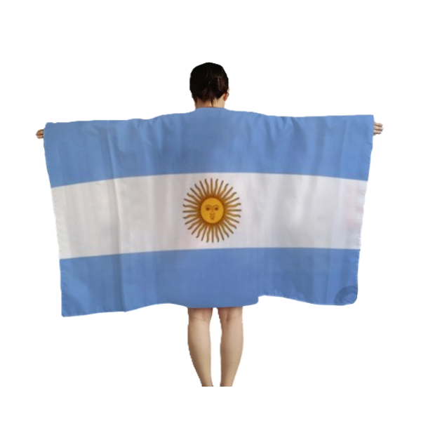 Producto - Bandera Argentina Con Mangas 90x150cm WCF27