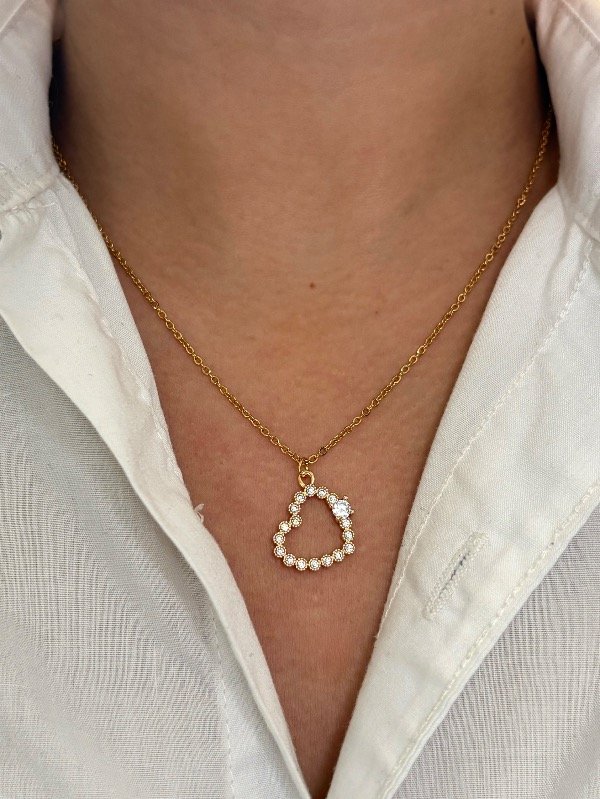 Producto - Collar dorado adora - 1