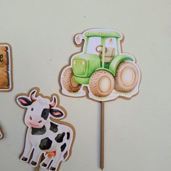 Producto - TOPPER GRANJA 8CM (PRECIO X UNIDAD, MINIMO 5U) - 3