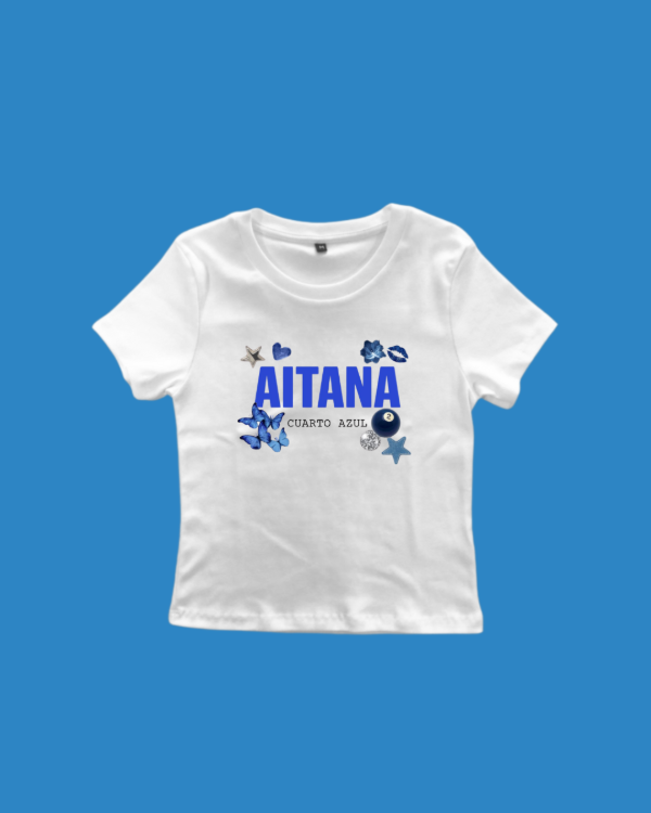 Baby Tee Azul - Aitana