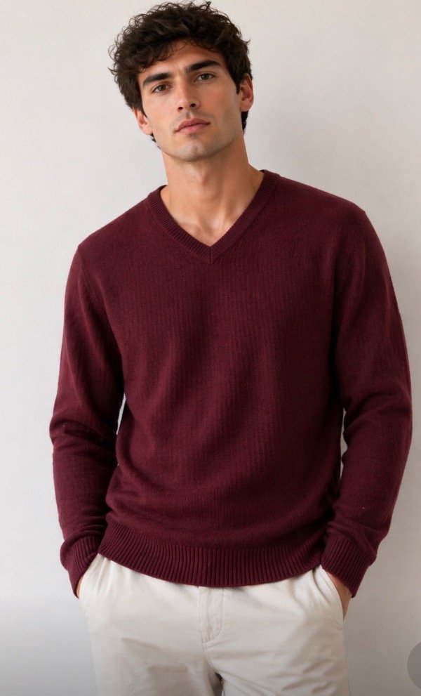 Producto - Sweater cuello V (522)