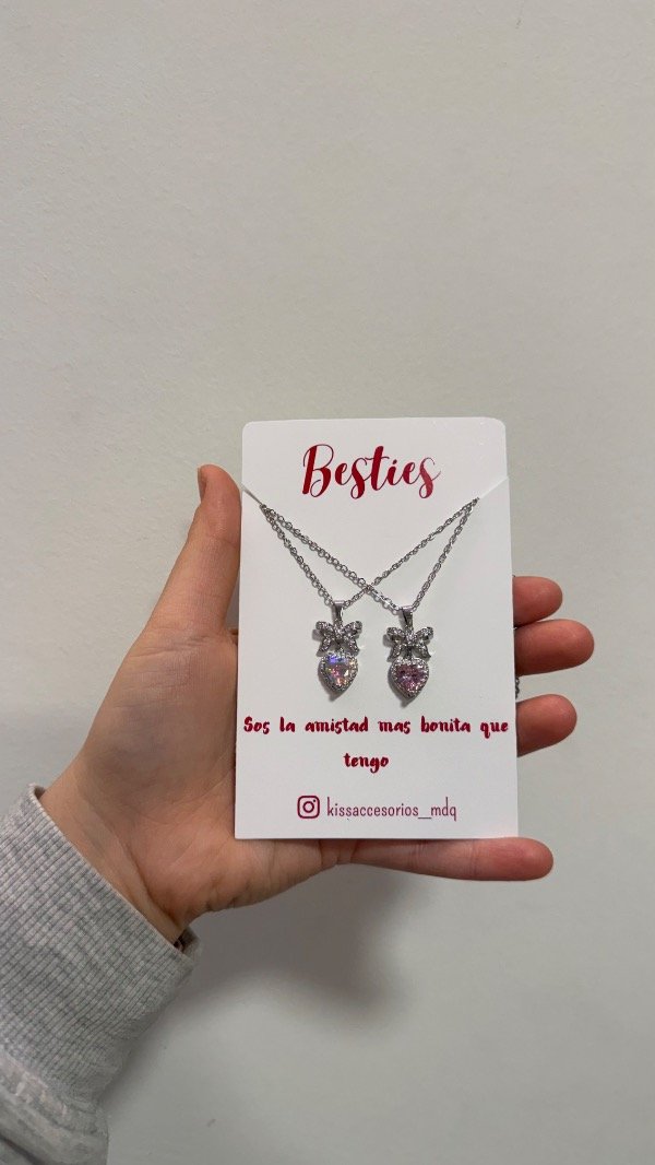 Producto - Collares Beatles - corazón con moño - 0