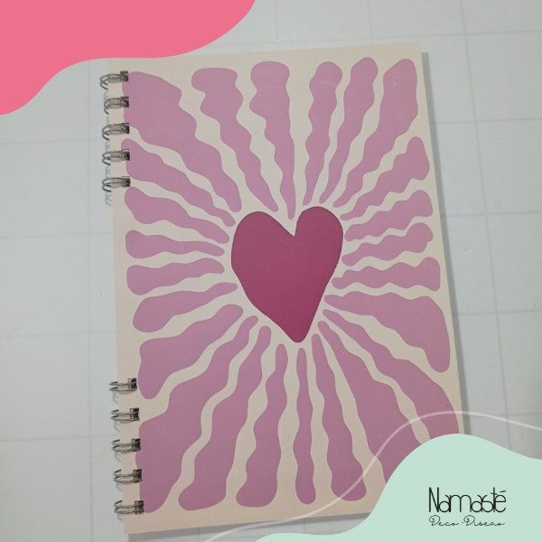 Producto - Cuaderno planificador Corazón