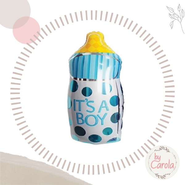 Producto - Mamadera 14" celeste