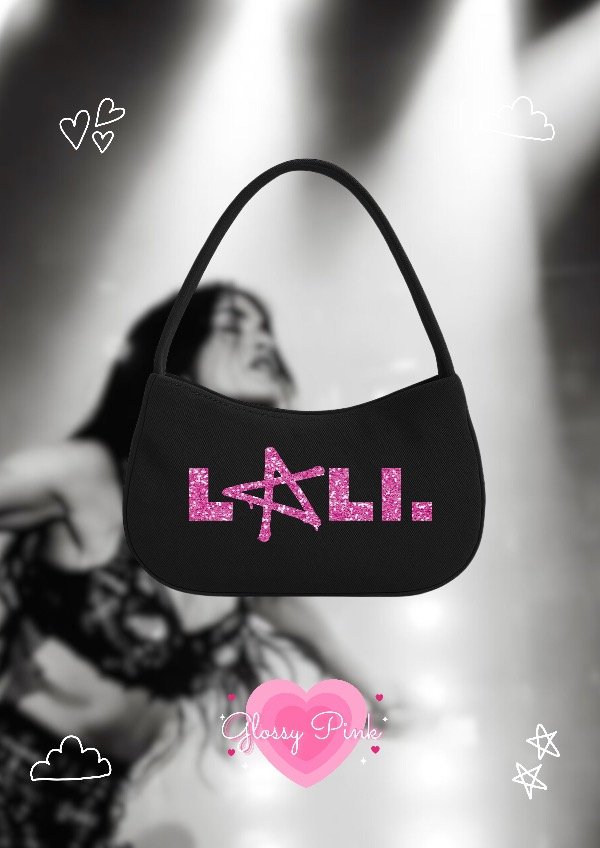 Producto - Mimi Mimi Bag Lali - VINILO TEXTIL GLITTER FUCSIA