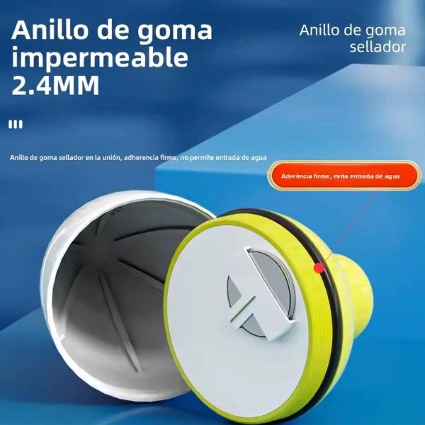 Producto - Boya Plastica Pera con Led Rojo y/o Verde Soporta hasta 80g + Pila CR2032 - 4