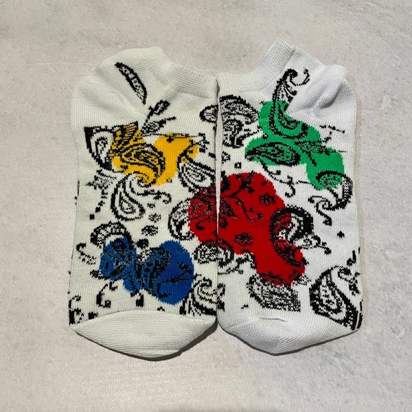 Producto - Soquete adulto premium Paisley