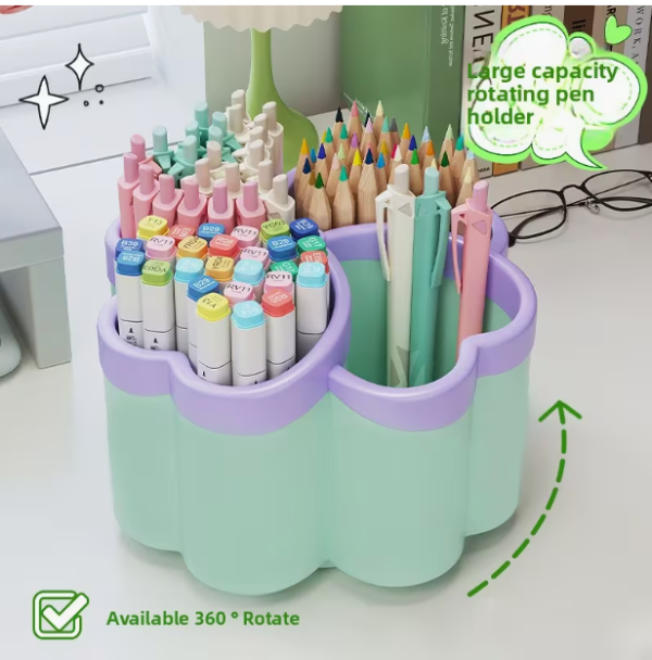 Producto - ORGANIZADOR DE ESCRITORIO VERDE GIRATORIO