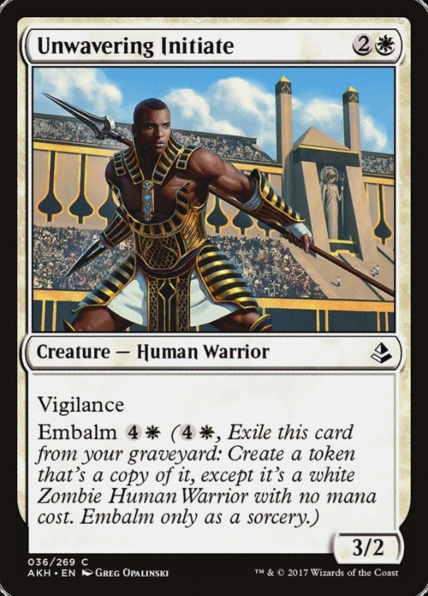 Producto - Unwavering Initiate  Amonkhet