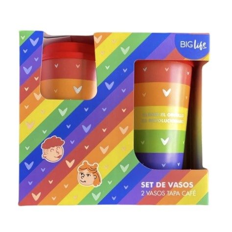 Producto - Set x 2 vasos LGBT - 1