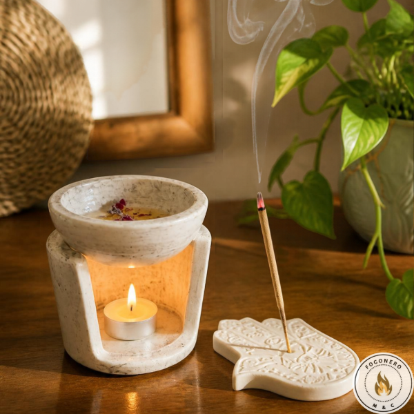 Producto - Kit Hornito Aromático + Porta Sahumerio - 9