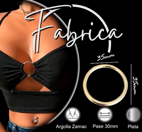 Producto - Aro zamac 35 mm. Pase: 30mm (1 unidad)