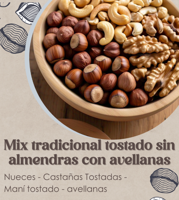 Producto - mix tradicional sin almendras con avellanas
