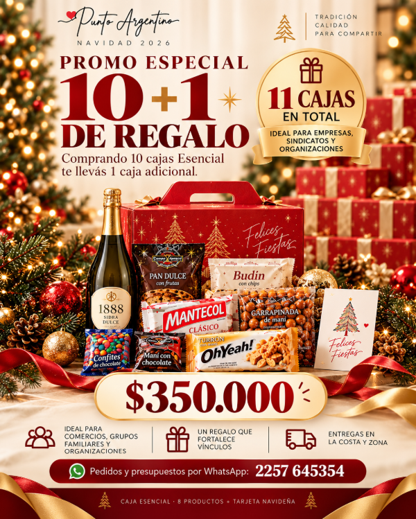 Producto - Promo x 10 Cajas navideñas + 1 caja de regalo - 1