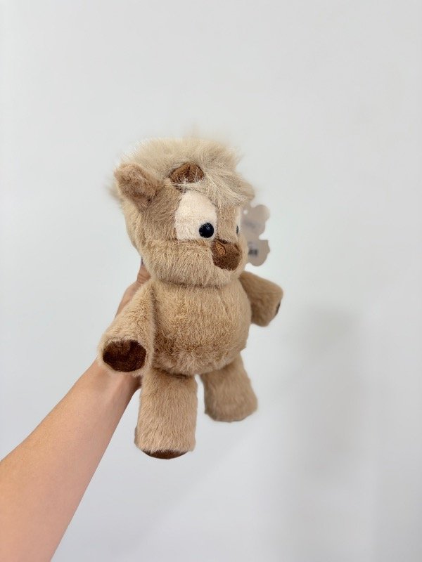 Producto - Peluche vaca peluda que camina chica - 1