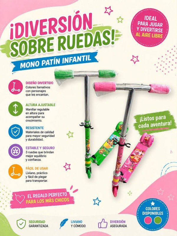 Producto - Monopatín infantil