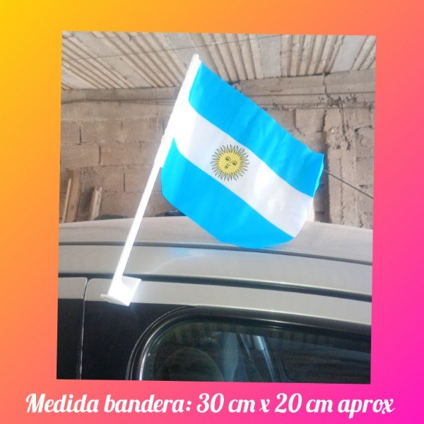 Producto - Bandera argentina para autos