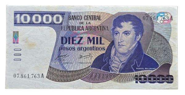 Producto - 10.000 Pesos Argentinos (Alonso - Concepción)  Bott.2641 VF