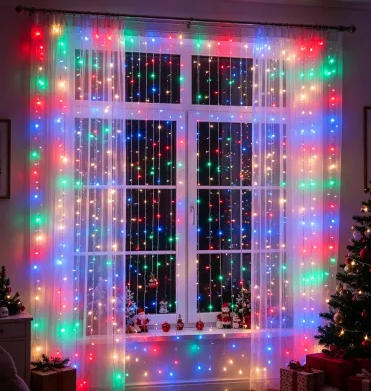 Producto - Cortina 192 LED 3x2m enchufe