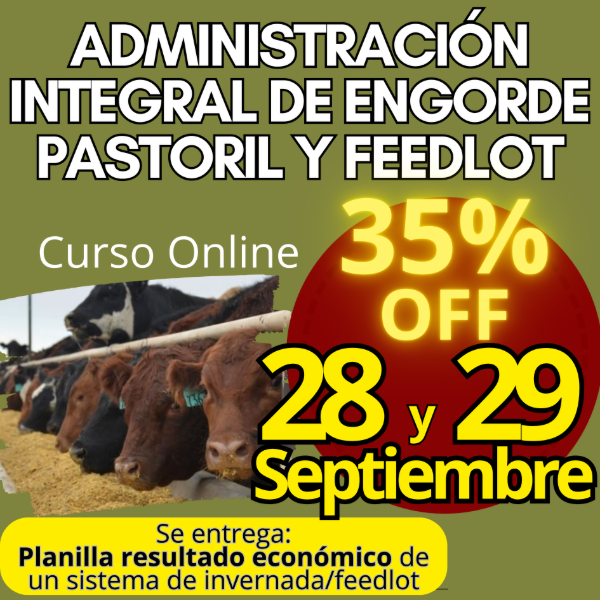 Producto - Curso Online: Administración Integral de Engorde Pastoril y Feedlot - 0