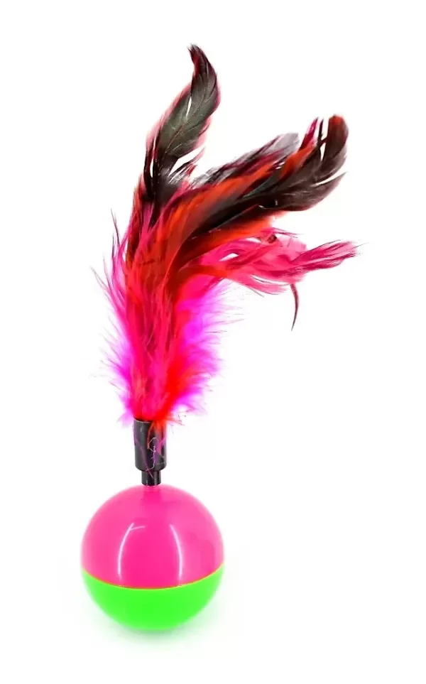 Producto - Cat dancer mediano con pluma - 1