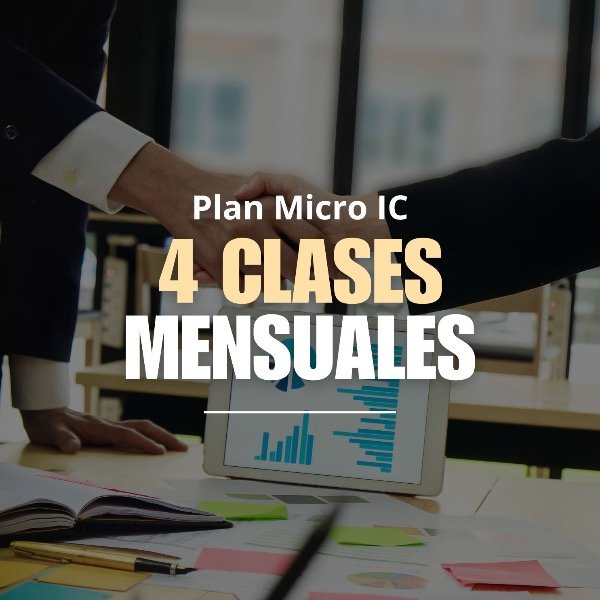Producto - Plan Micro IC / 4 Clases mensuales