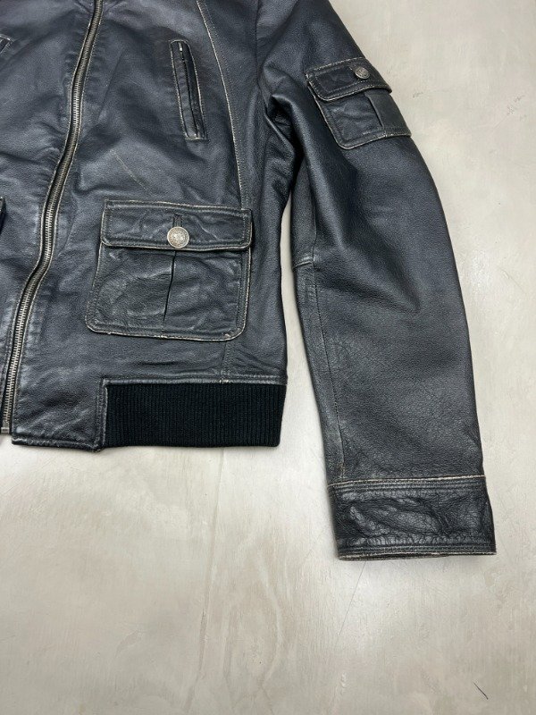 Producto - Leather Bomber Jacket - 4