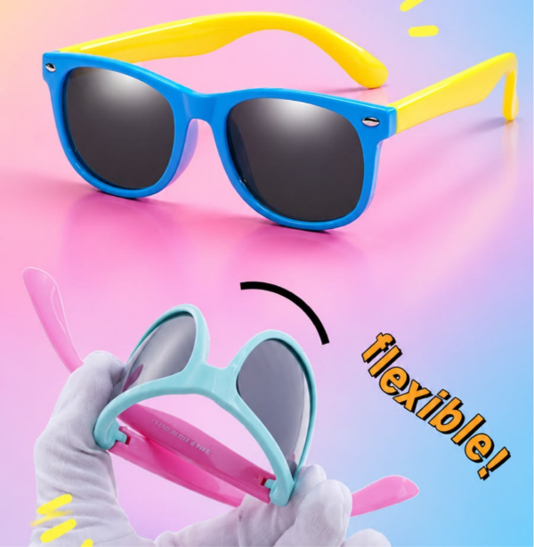 Producto - Lentes de Sol Infantiles Modelo FLEX NEGRO - 4