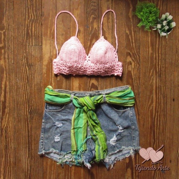 Producto - Top Roma Rosa Pastel