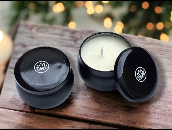 Producto - Vela lata negra - Aromanza