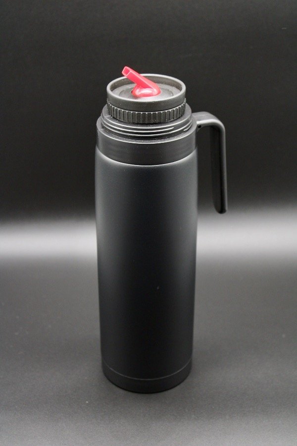 Producto - Termo media manija negro acero inoxidable - 0