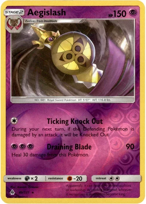 Producto - Aegislash - 49/131 - Forbidden Light - Reverse Holo