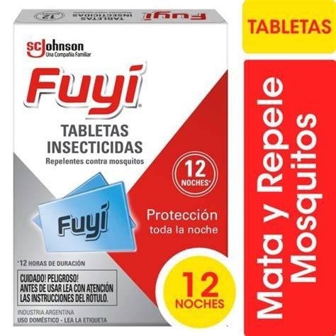 Producto - Tabletas Fuyi insecticidas repelente contra mosquito x 12