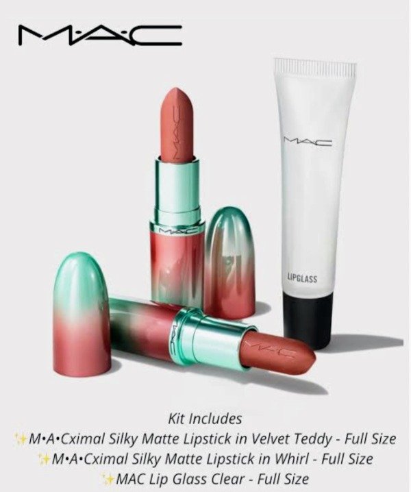 Producto - Trio Mac X to the Future 1 velvet Teddy+1 whirl+1 gloss clear