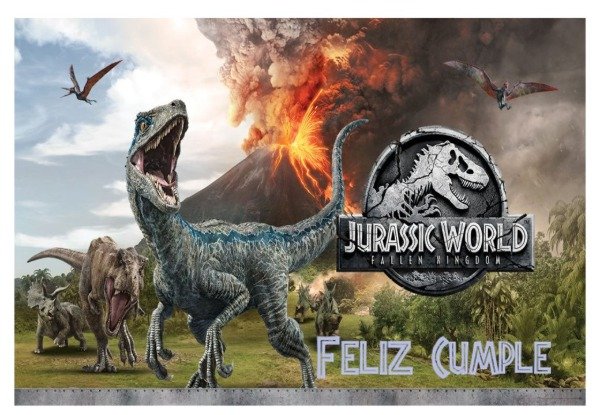 Producto - LAMINA COMESTIBLE JURASSIC WORLD