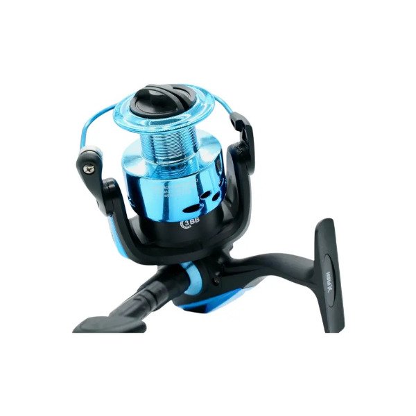 Producto - Reel de Pesca Frontal Xfish Osaka 5000 3 Rulemanes Freno 6kg Carrete Grafito - 2