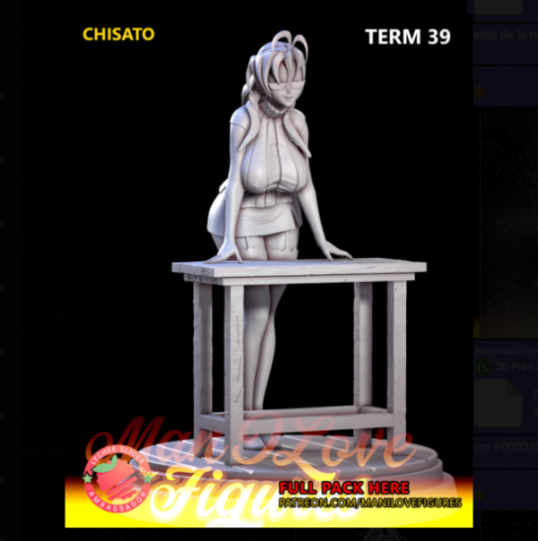 Producto - Figura Chisato Hasegawa c/u - El testamento de la nueva hermana diablo