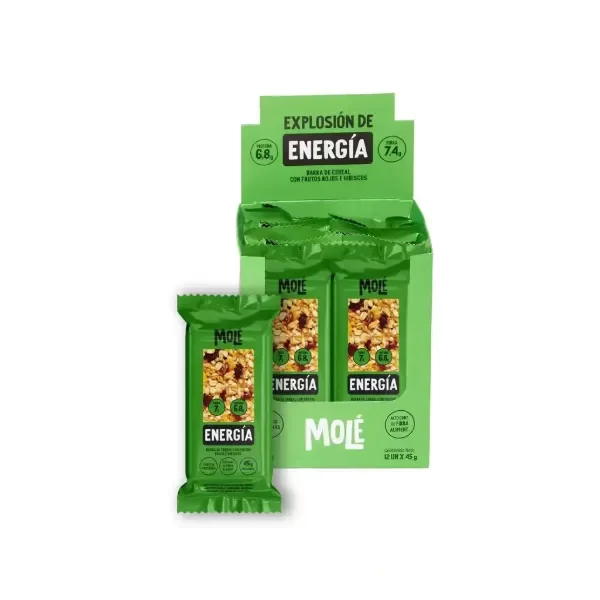 Producto - Barras de Cereal Molé Energía  x 12u
