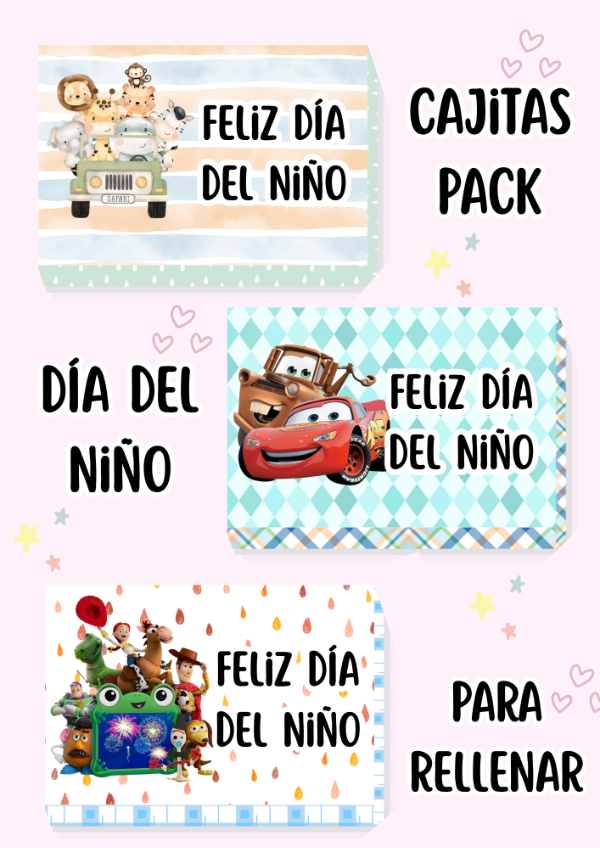 Producto - Cajitas bomboneras pack x 5 und surt - 3