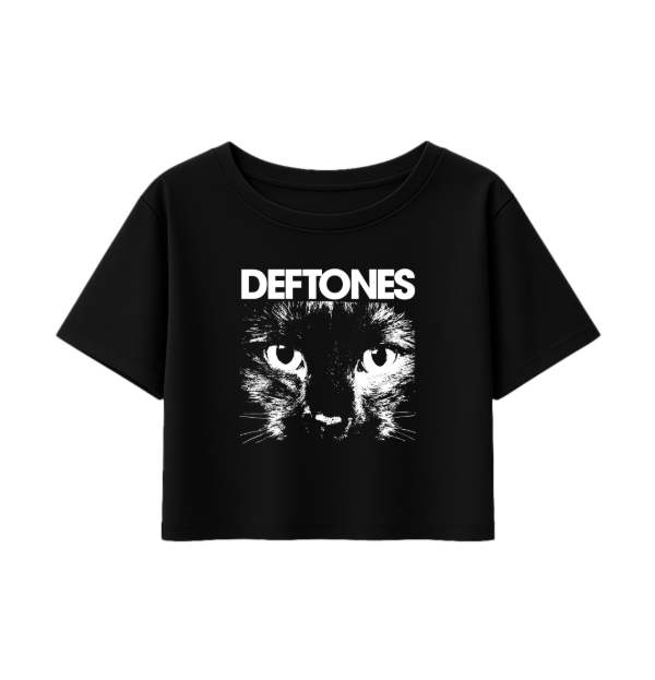 Producto - Deftones Top - Black Cat