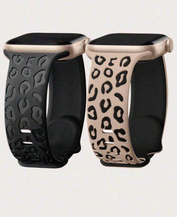 Producto - Malla Apple Watch Silicona Print Negro