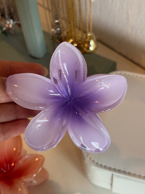 Producto - Broche flor violeta