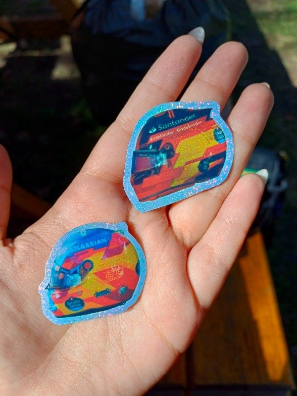 Producto - Stickers Sainz #Holograficos