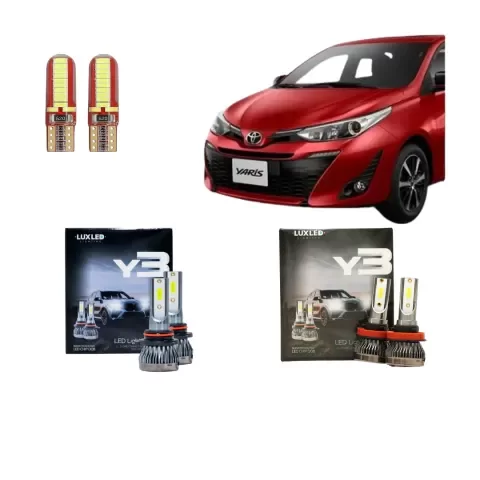 Producto - Kit Cree Led Y3 Luz Baja Y Alta Toyota Yaris