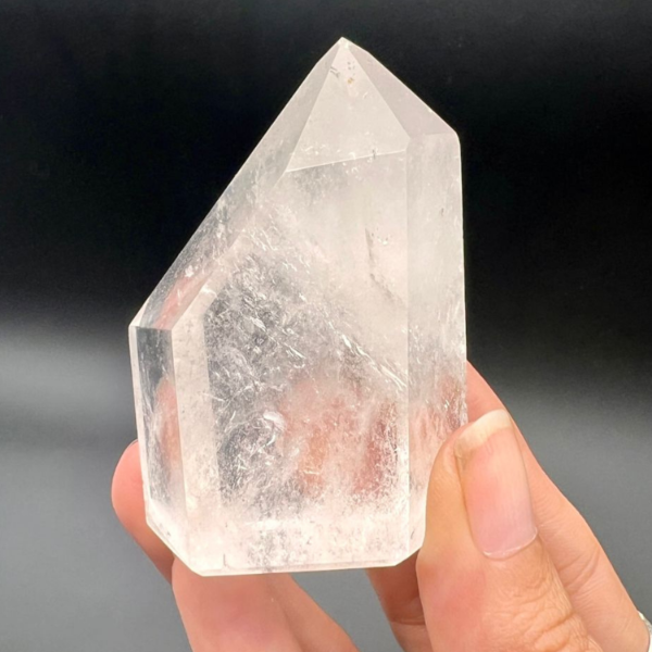 Producto - Punta facetada Maestra Cuarzo cristal 02